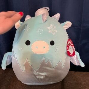 Squishmallows Light Blue Miles Dragon Plush